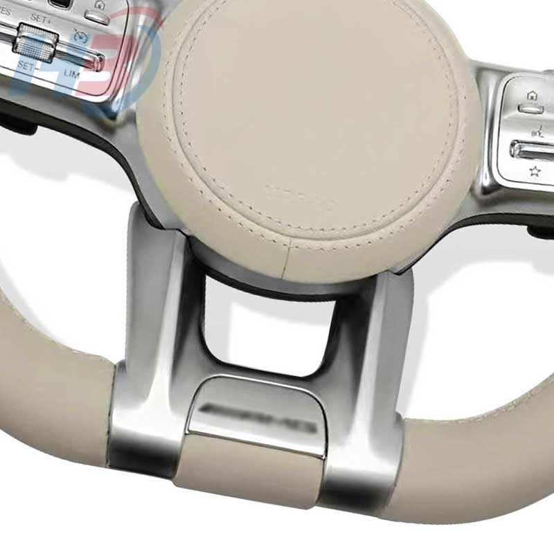 Car steering wheel for mercedes benz 801 808 809 AMG alcandara leather refitted the new concision style and color wheel steer