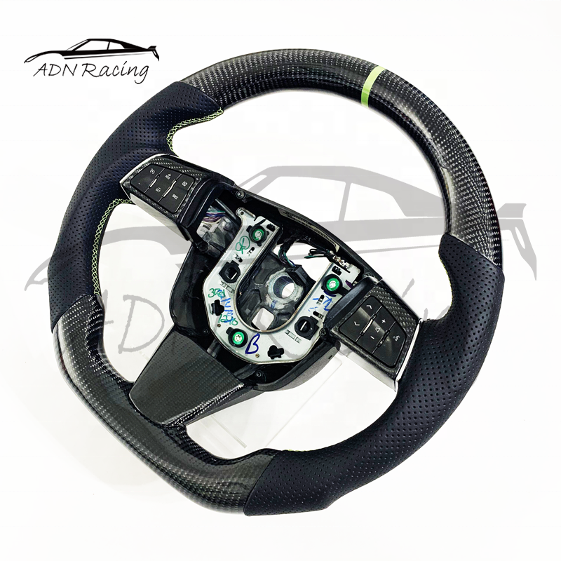 For Cadillac CTS XLR STS SRX Carbon Fiber Steering Wheel 2008-2013
