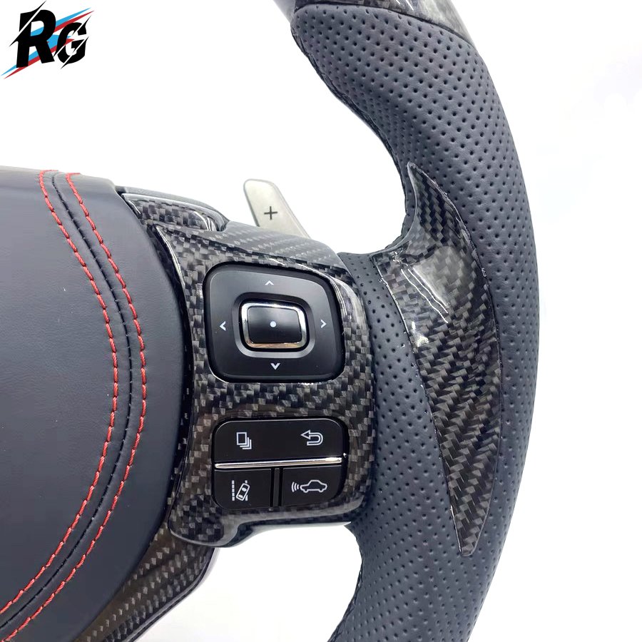 New Arrival Auto Parts Customized D Shape Car Steering Wheel For Toyota Lexus RC