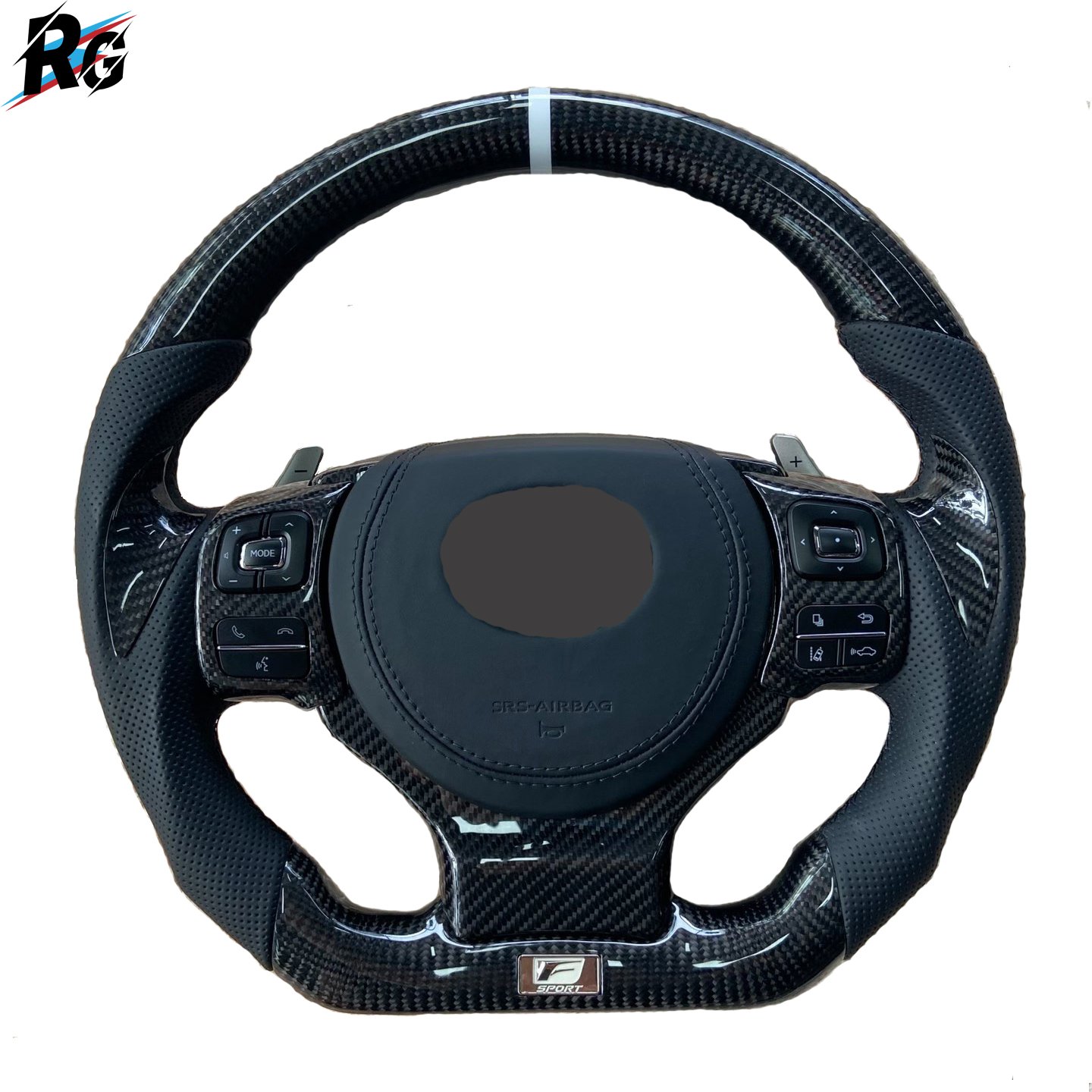 New Arrival Auto Parts Customized D Shape Car Steering Wheel For Toyota Lexus RC