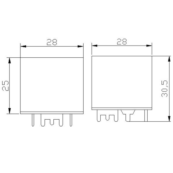Foocles General Automotive High Current Relays Pcb Terminals 12v 70a NC Auto Car Relay