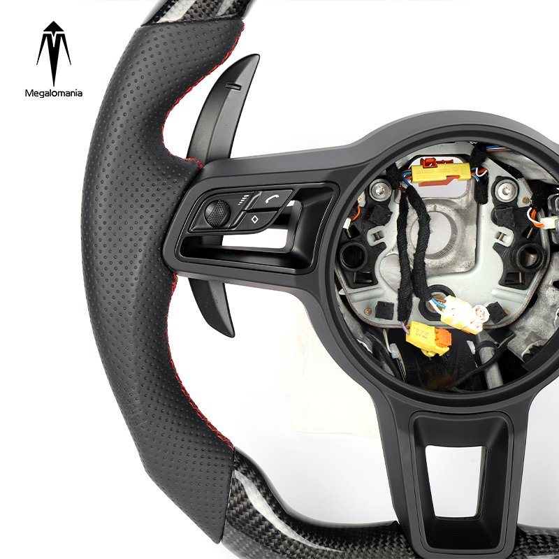 Carbon fiber steering wheel for Porsche Macan Panamera Cayenne 991 918 997 718 car Steering Wheel