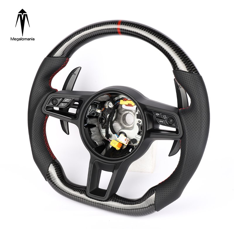 Carbon fiber steering wheel for Porsche Macan Panamera Cayenne 991 918 997 718 car Steering Wheel