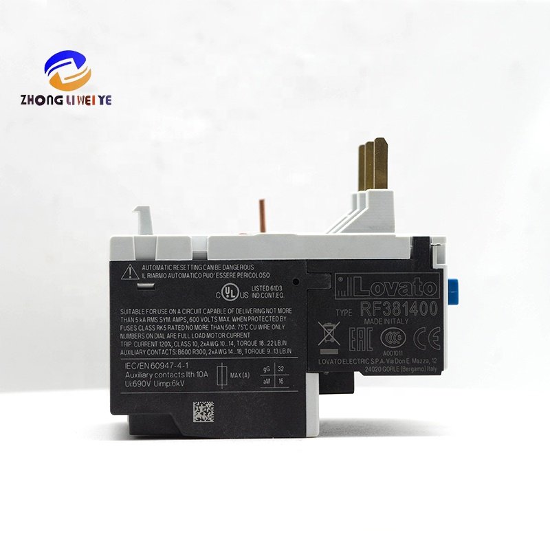 Lovato RF38 1400 Automatic Reset Thermal Relay 690 V Power Supply Thermal Overload Relay