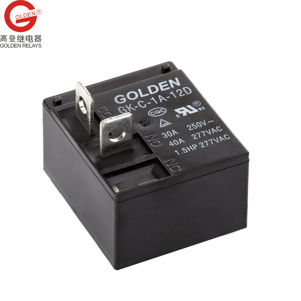 Golden Relays GK-C-1A-12D 30A 40A 5V 12V 24V 277Vac 0.9W 1.4W 4Pin 5Pin PCB Auto Relay Home Industrial New Energy Oven