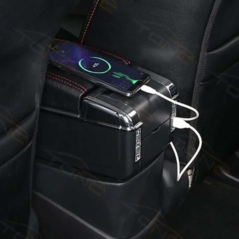 TONC High-Quality Armrest Console Box for 2020 SUZUKI Jimny - Functional Car Accessory with Cup Holder and USB Charger