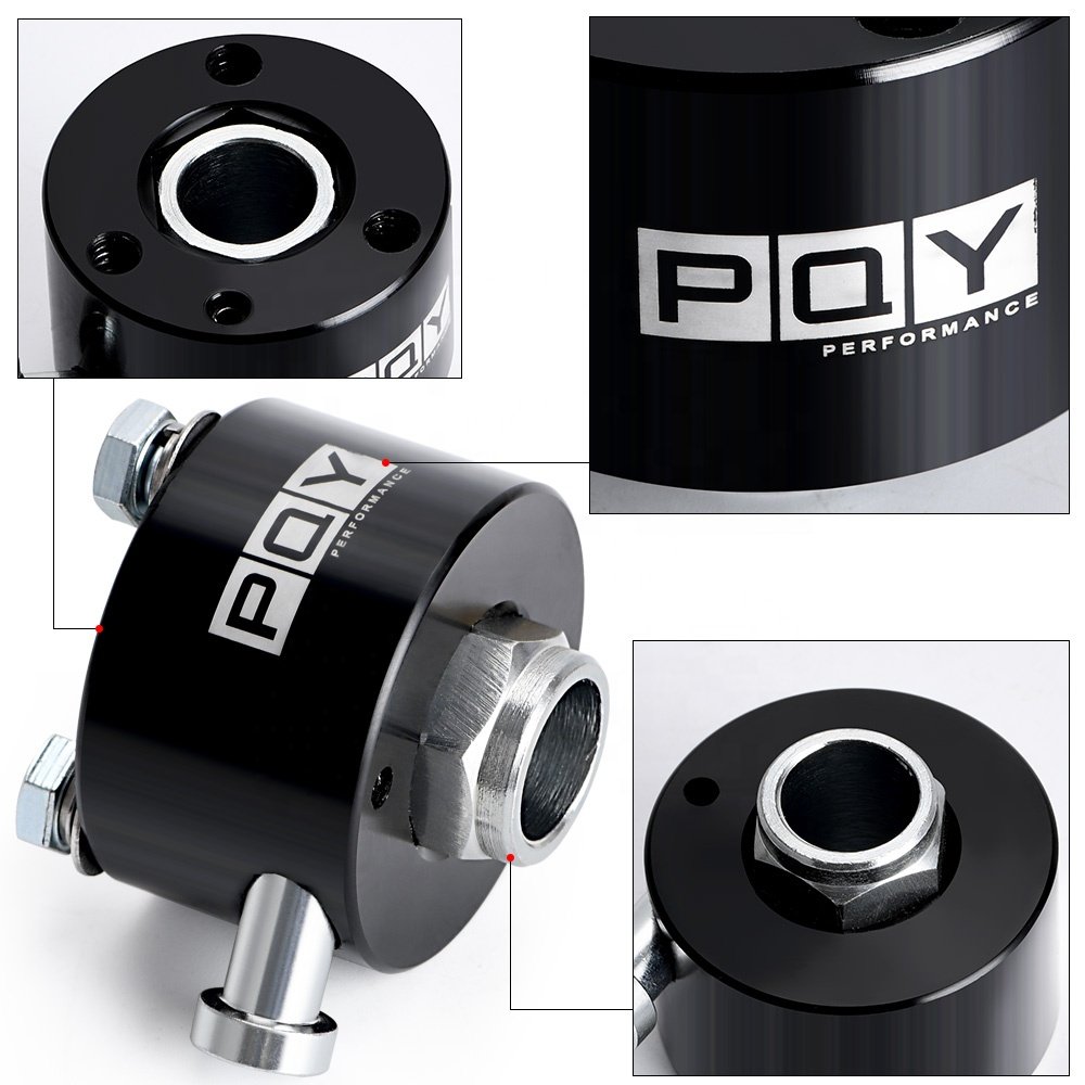 Universal Aluminum Alloy 360 Degree Car Steering Wheel Quick Release Disconnect Hub Adapter Auto Steering wheel Snap Off HQR01