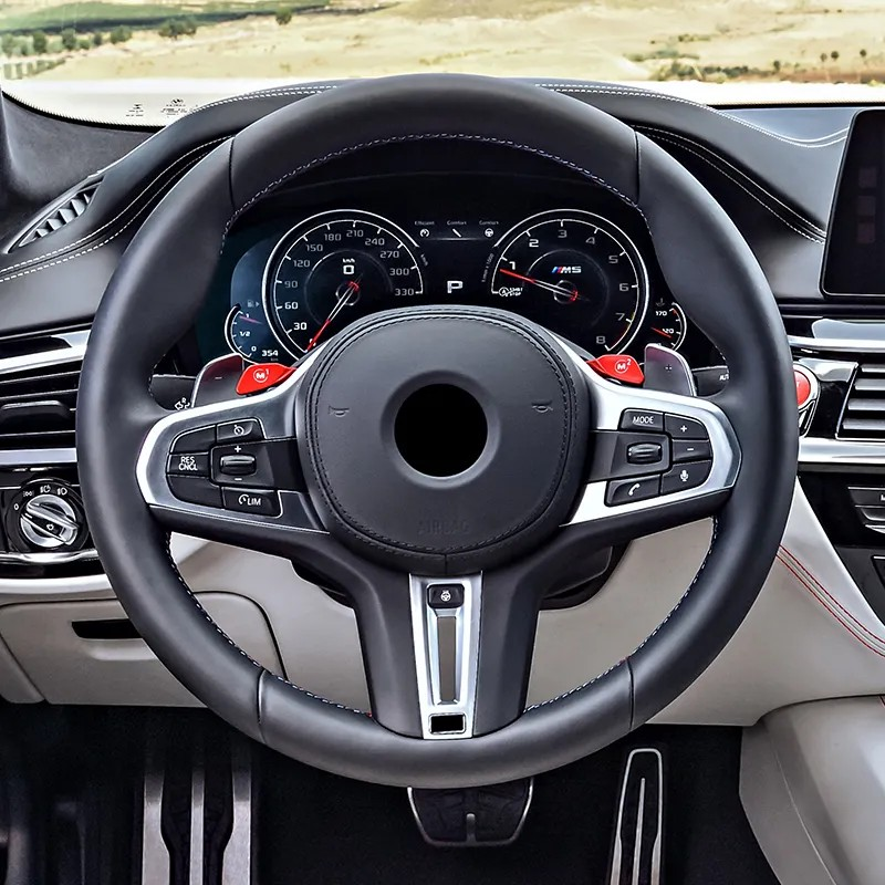 With Heated Full Leather M Sport Steering Wheel for BMW G20 G21 G80 G81 M3 G42 G82 G83 M4 G87 M2 F90 G30 M5 G11 G12 M340i M440i