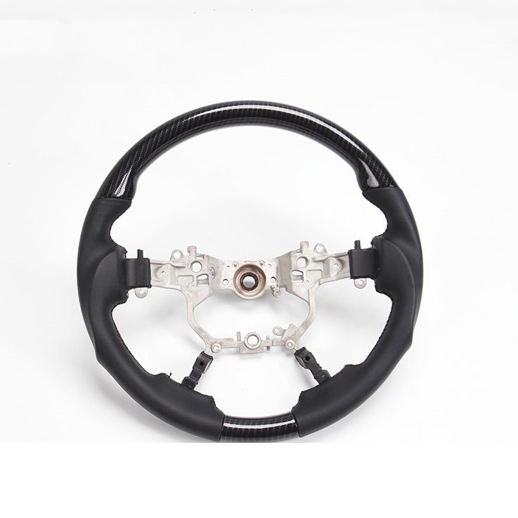 Carbon Fiber/Piano Black Steering Wheel Replacement For Toyota Land Cruiser 200 2016-2021 Prado 150 FJ150 2018-2021 Accessories