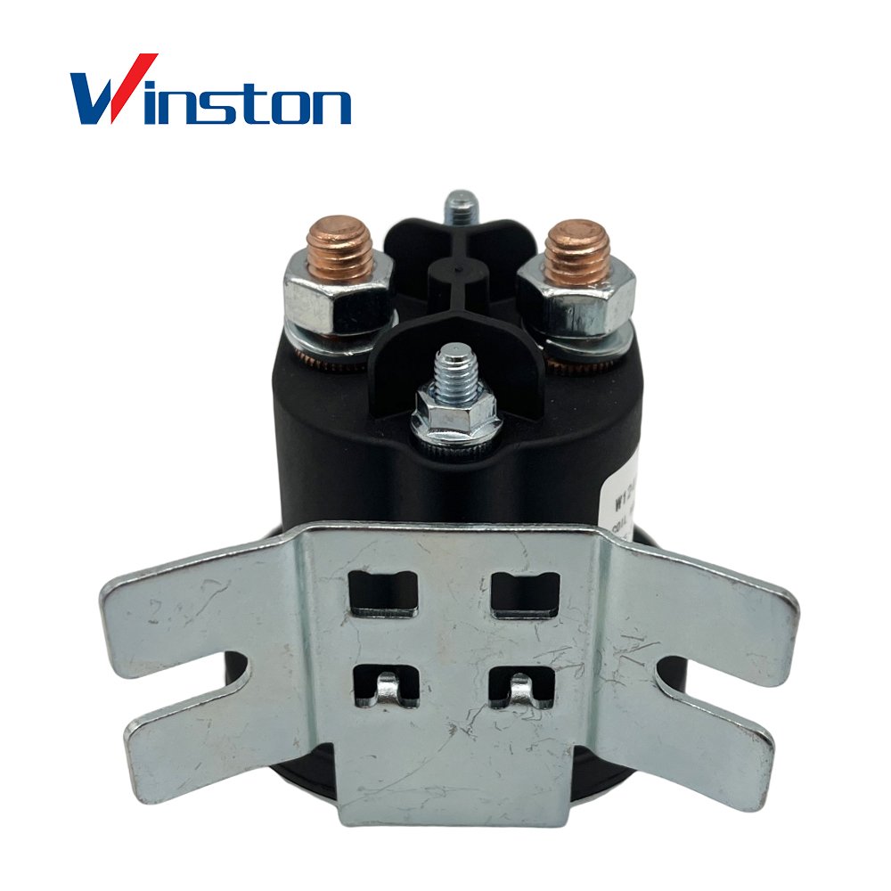 W1241-200 Red Copper High Load Current High Voltage Auto DC Contactor Relay 500Vdc 200A 200 Amp Contactor