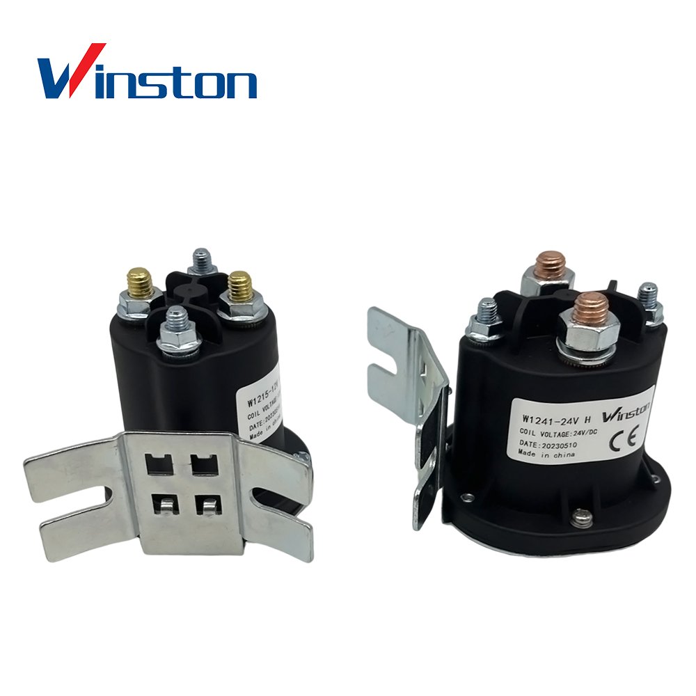 W1241-200 Red Copper High Load Current High Voltage Auto DC Contactor Relay 500Vdc 200A 200 Amp Contactor