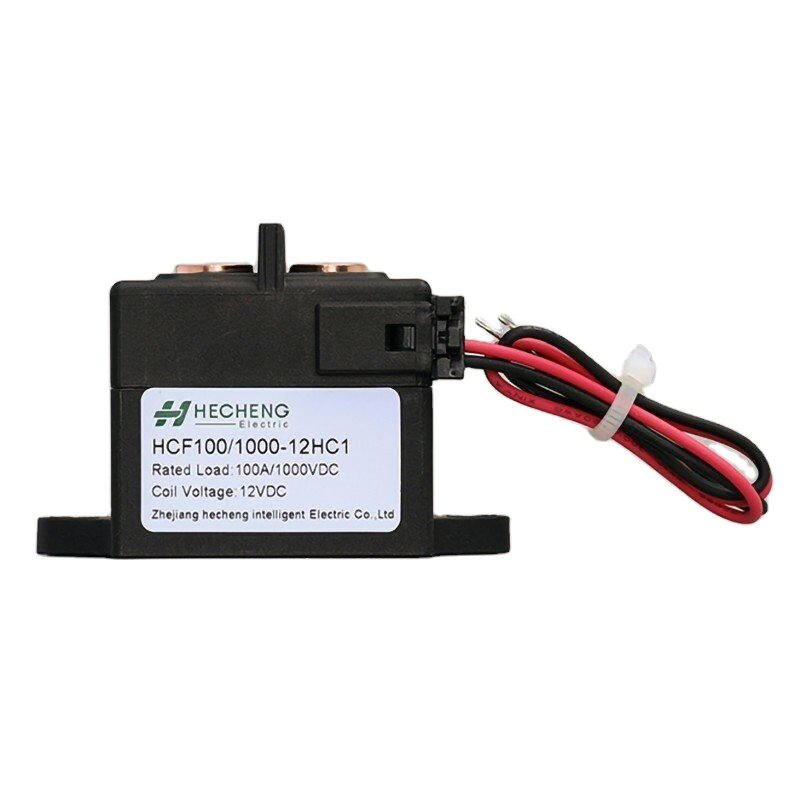 High Voltage DC Contactor 800V 1000V 1500V 100A Relay Electrombile and Charging Pile Contactor