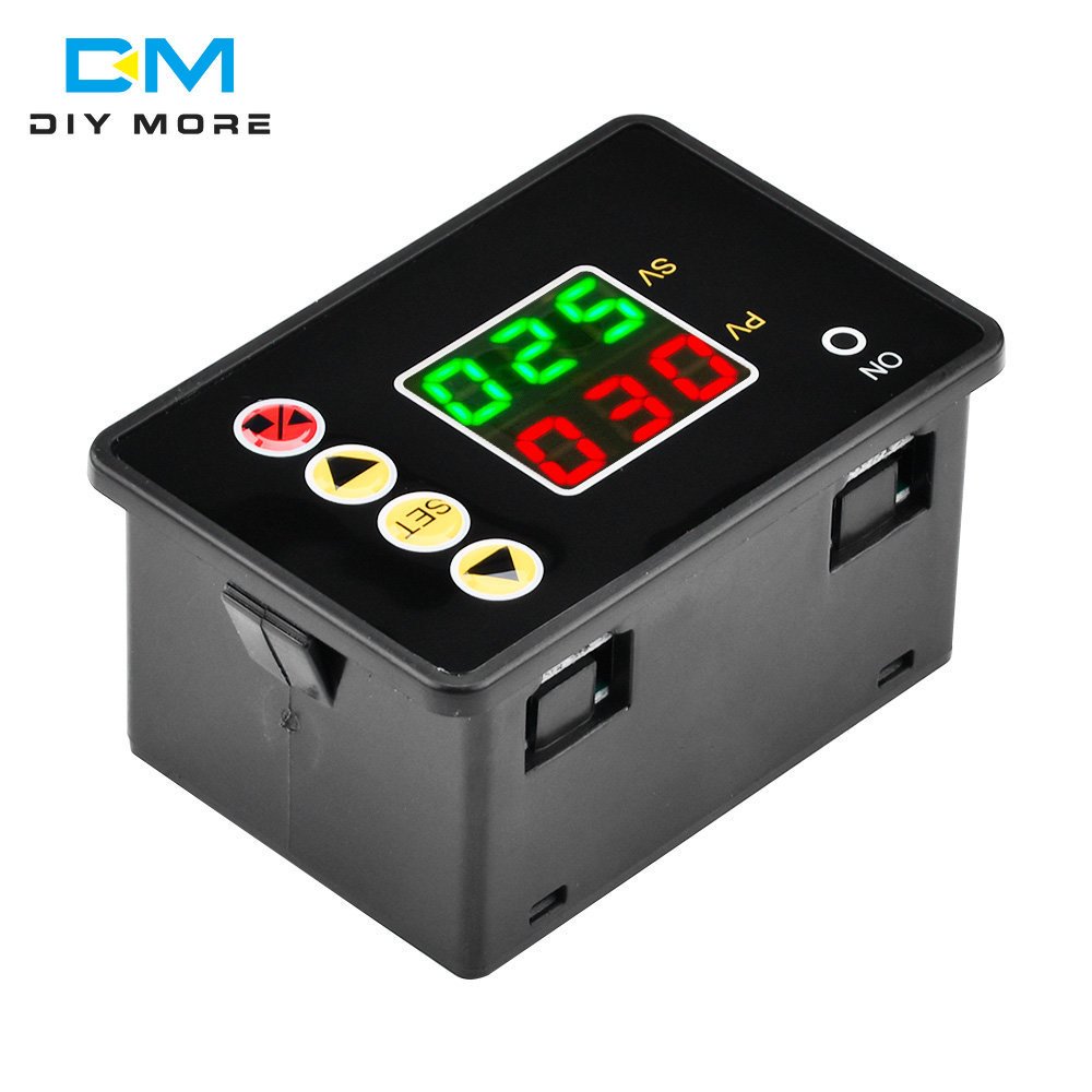 T2310 DC 12V 24V AC 110V 220V Programmable Digital Time Delay Switch Relay 1.37 Inch LCD Digital Display Time Controller Module