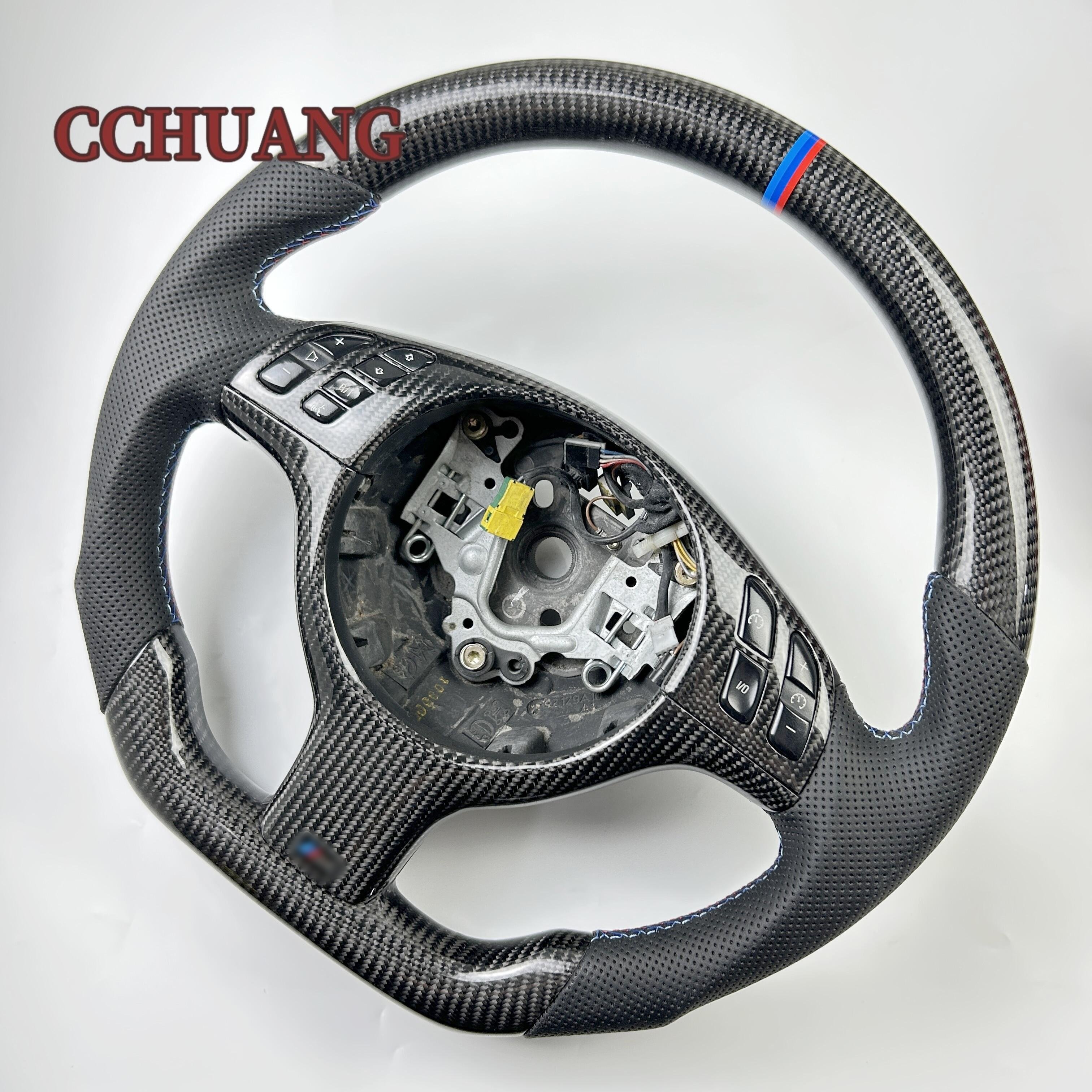 Factory wholesale for BMW 3 Series 5 Series E46 M3 M6 E61 E62 E63 Custom carbon fiber steering wheel