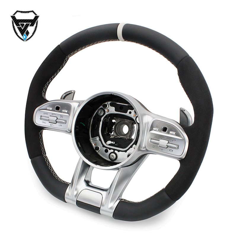 For Mercedes Benz A GLA B GLB C GLC E GLE CLS 2019-2023 custom sports model handle steering wheel modification ZC-809-P53-F