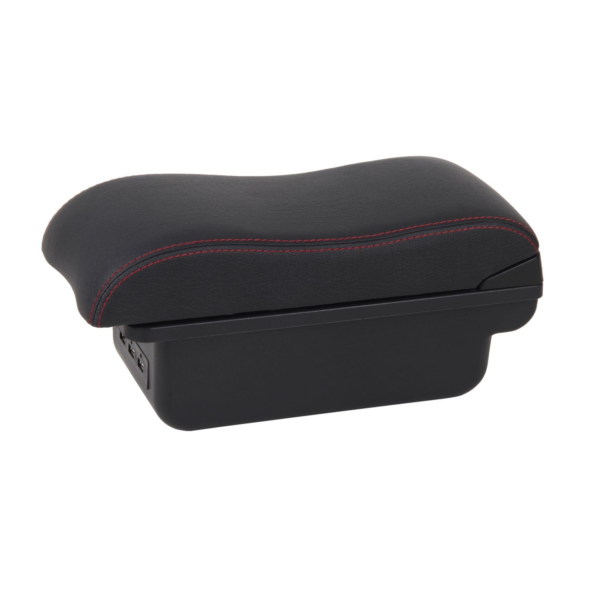 Modified Storage Box Top Car Center Armrest Arm Rest With 7 USB Charging Smart Ports Two Layer Console Central Control Storage