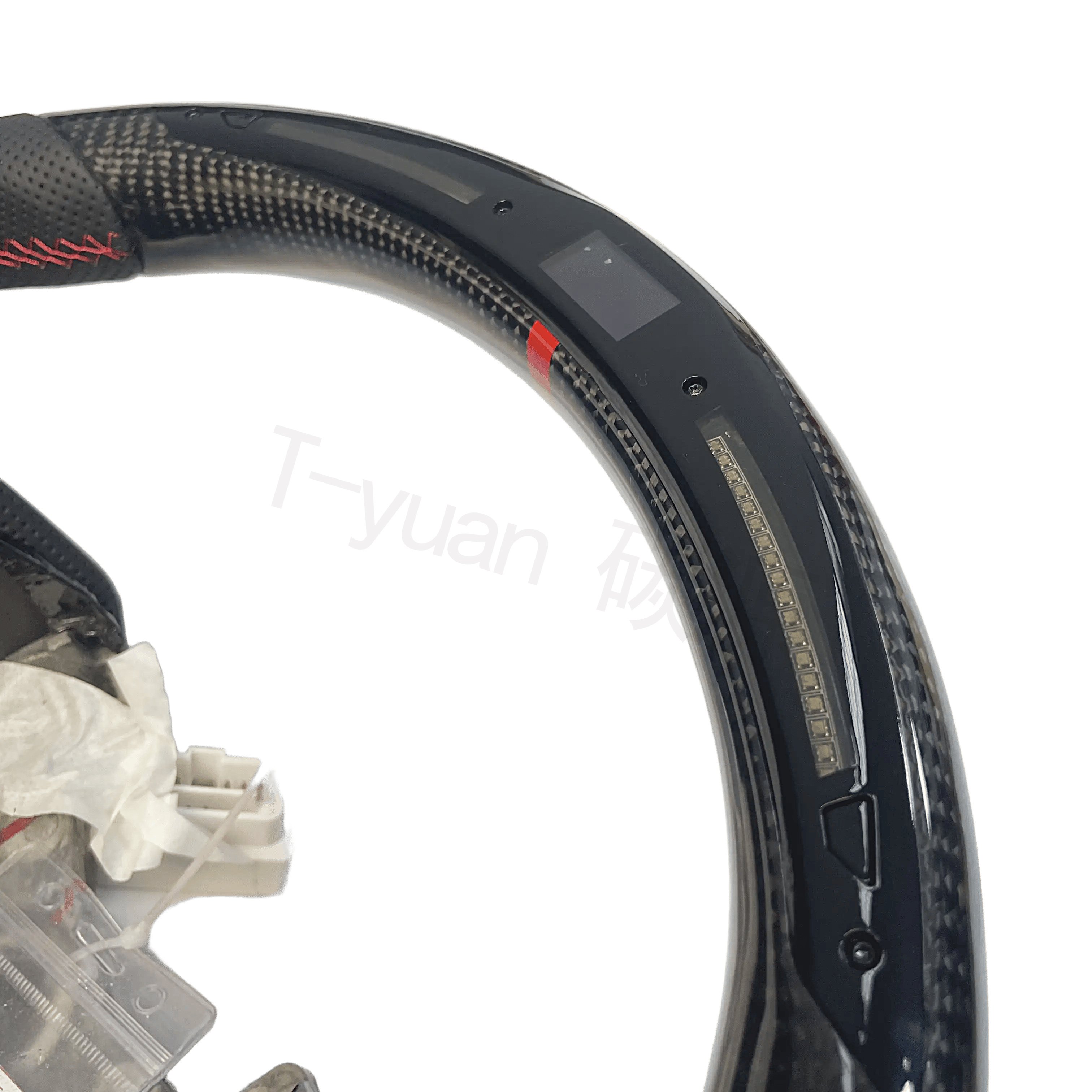 For Honda Civic CRV Shadow Punch leather carbon Fiber led steering wheel Auto accessories Carbon fiber steering wheel
