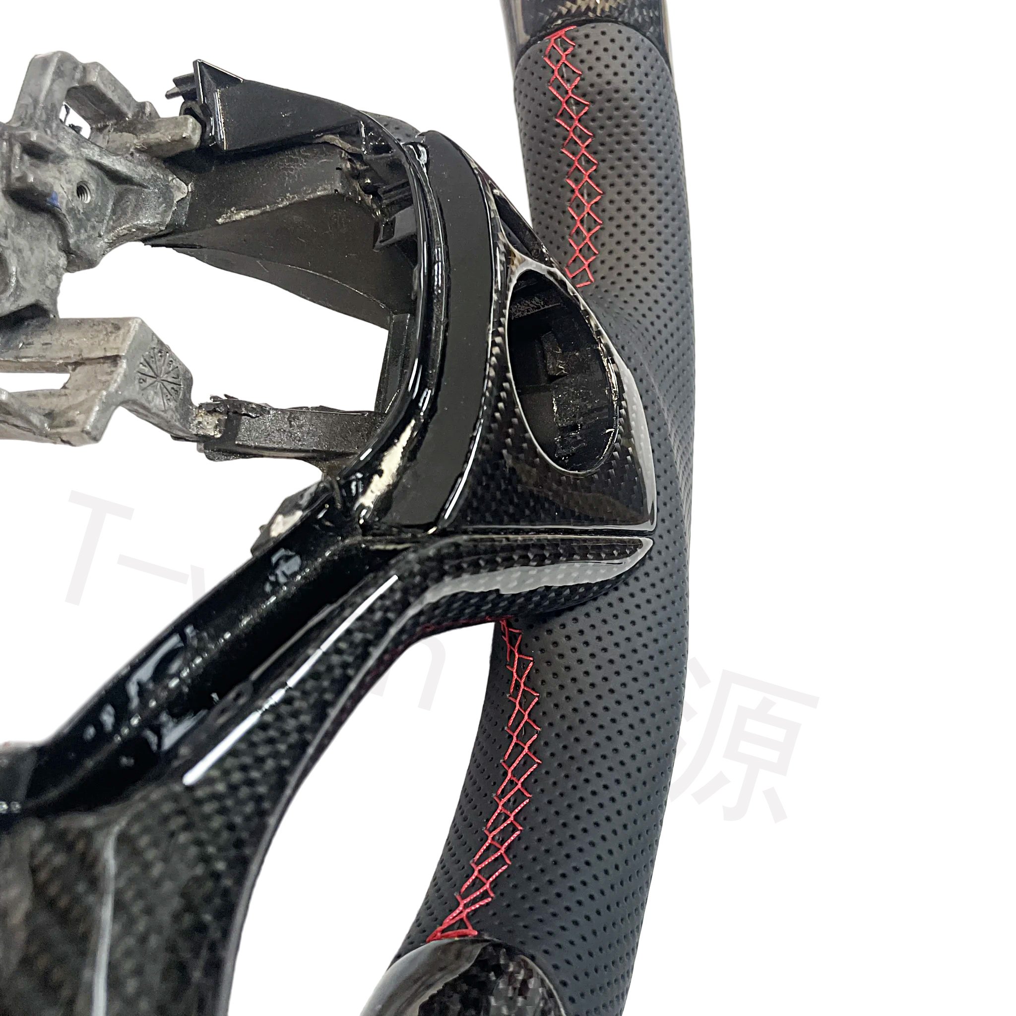 For Honda Civic CRV Shadow Punch leather carbon Fiber led steering wheel Auto accessories Carbon fiber steering wheel