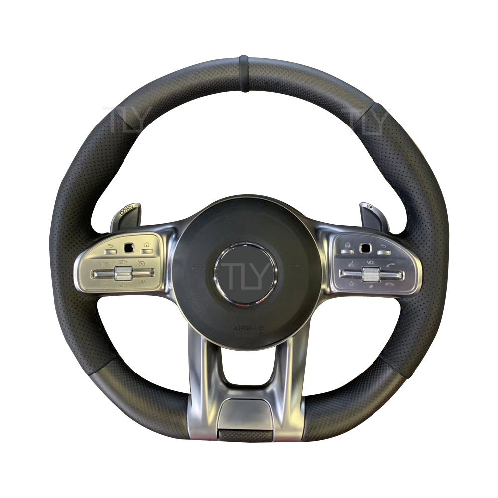 For Mercedes-benz AMG W205 W213 W177 W166 C43 C63 C CLASS E63 Cls Gle Performance Custom Carbon Fiber Car Steering Wheel