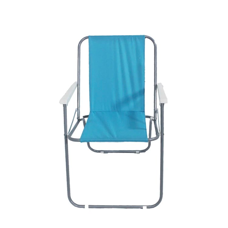 Hot Selling Metal Outdoor Armrests Easy Carry Cheap Folding Beach Garden Dining Aluminium Lounge Furniture Chair