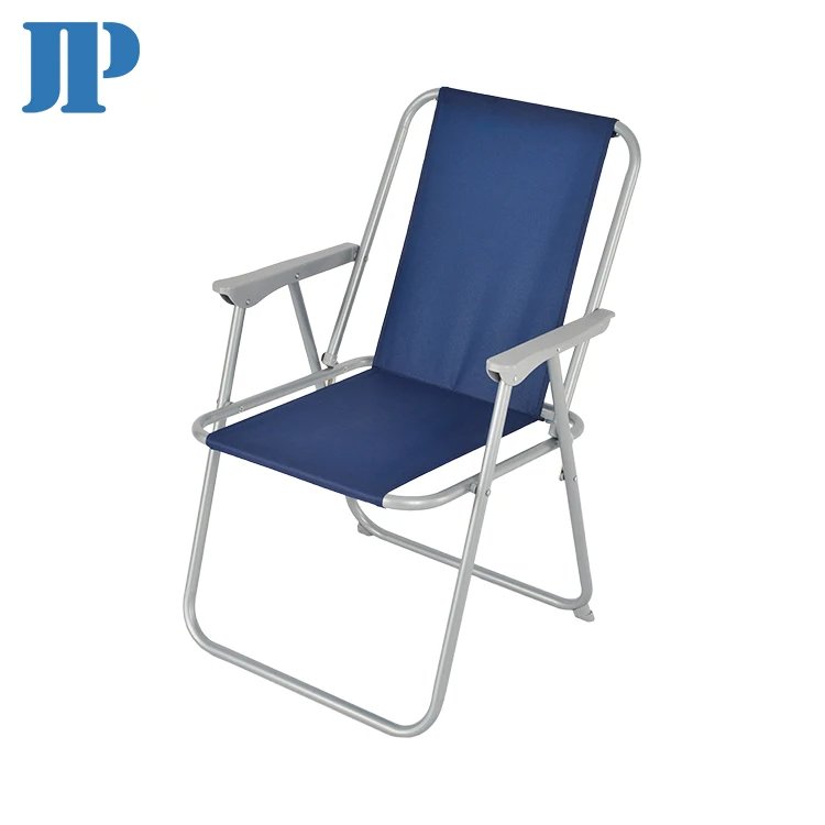 Hot Selling Metal Outdoor Armrests Easy Carry Cheap Folding Beach Garden Dining Aluminium Lounge Furniture Chair