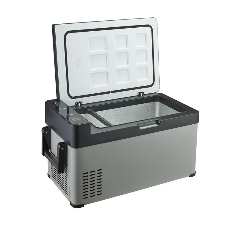 Armrest Fridge 12V Leather Surface MPV SUV 12V Compressor Fridge