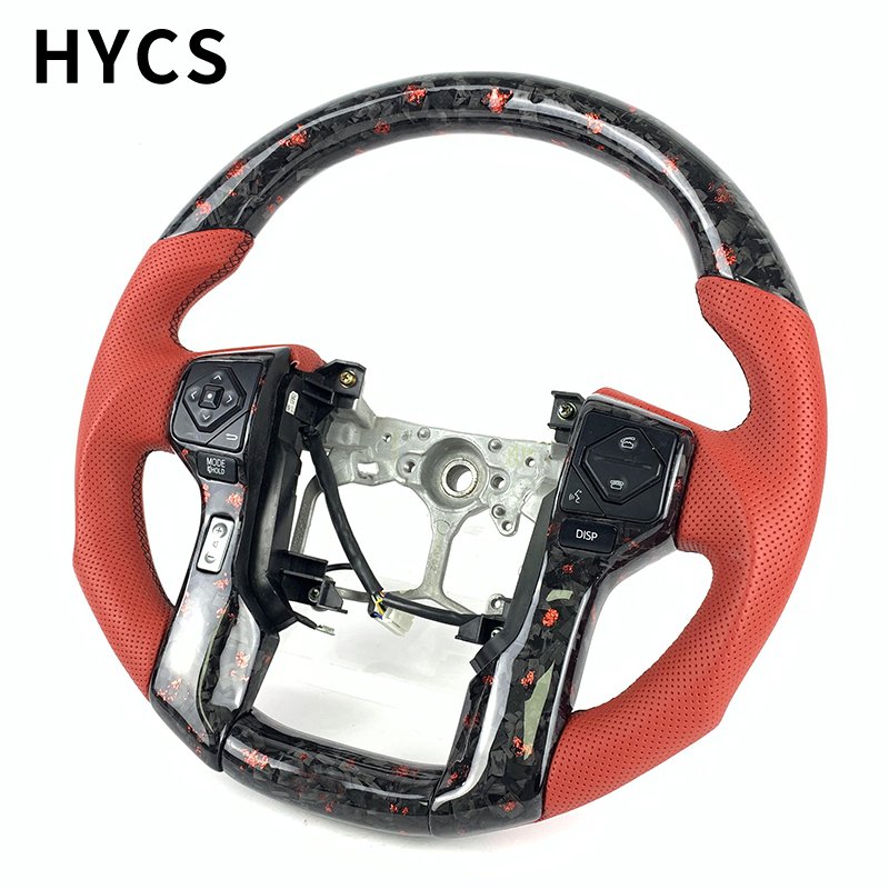 JDM Racing Car Accessories Carbon Fiber Steering Wheel for Toyota Tacoma Land Cruiser