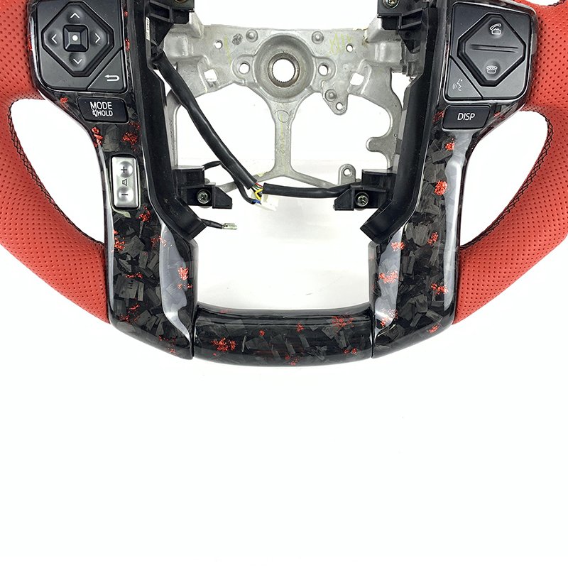 JDM Racing Car Accessories Carbon Fiber Steering Wheel for Toyota Tacoma Land Cruiser