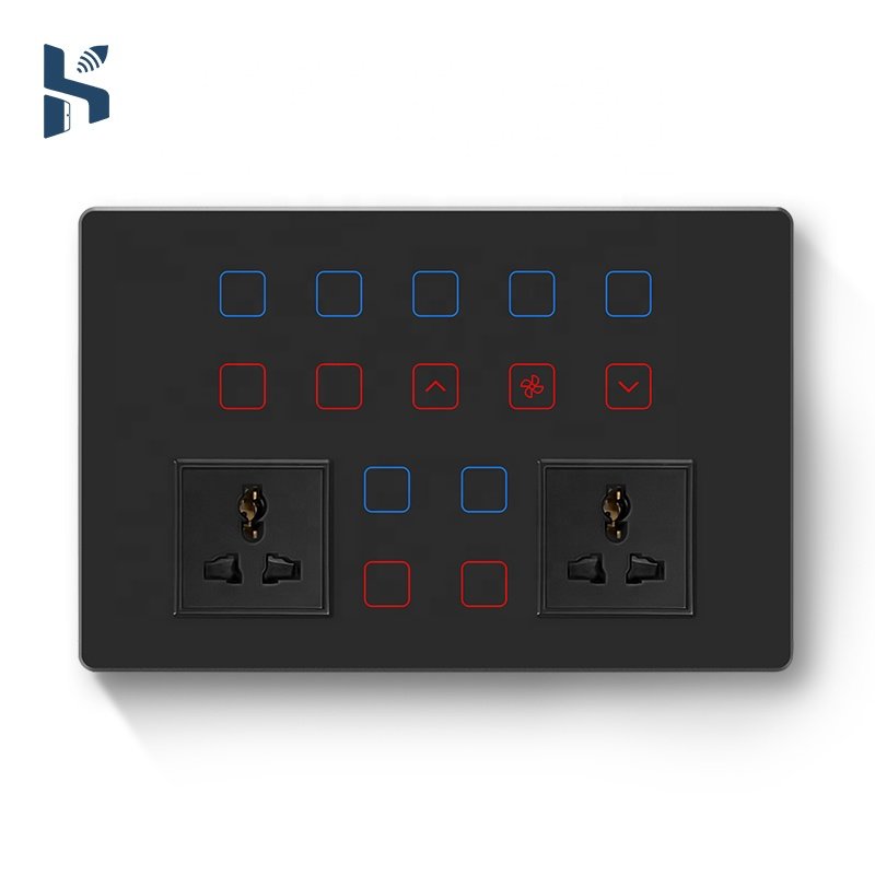 Factory Sales Tuya Smart Home Switch and Socket Compatible with Alexa Google Assistant Zigbee Wall Switch