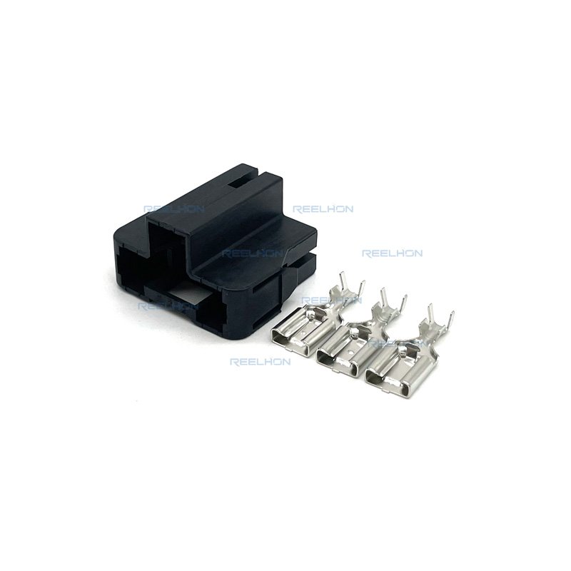 3 Pin Motorcycle Holder Plug Headlamp Socket Relay Lamp Wire Harness DJ7036A-7.8-21 Auto Connector Terminal