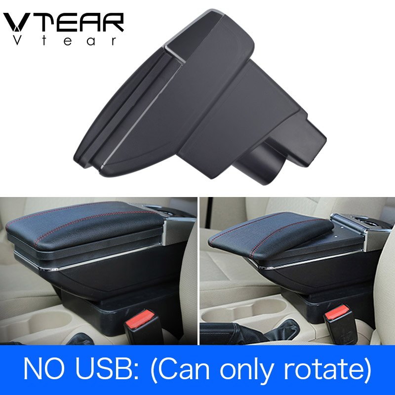 Vtear Fit Armrest Car Central Store Content Storage Box Products Interior Arm Rest Car-styling Accessories Parts 04-07 for Honda