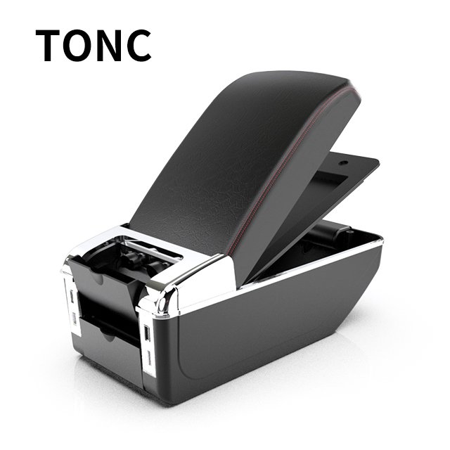TONC Suitable for Hyundai Accent Car Armrest Storage Box Hidden Cup Holder USB Charging Car Interior Modification Parts