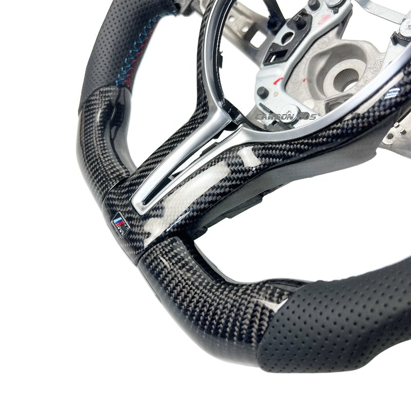 Factory upgraded sports style real carbon fiber steering wheel For BMW F22 20 F35 31 30 F10 18 F80 M3M4M5M6 car steering wheel