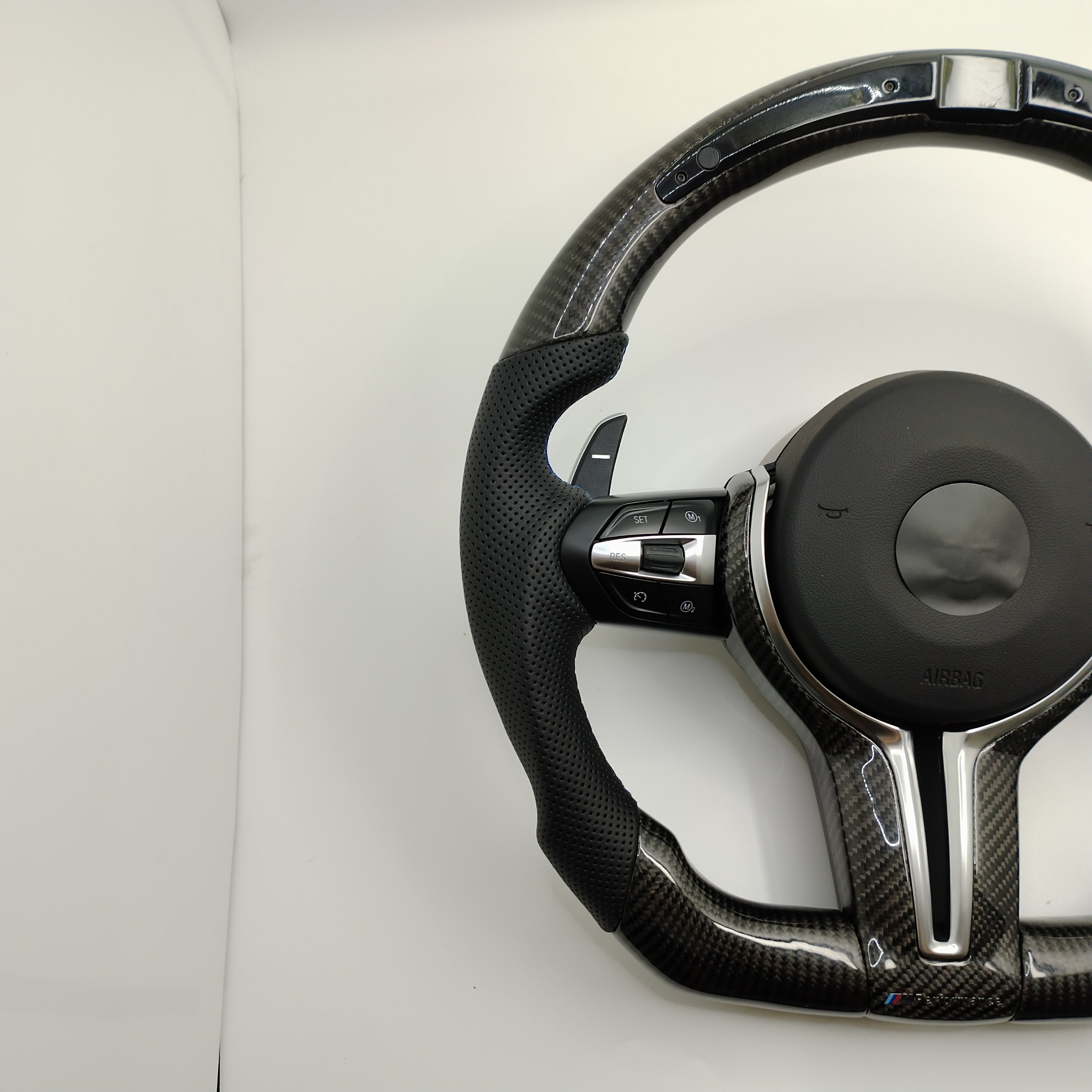 Carbon fiber LED car steering wheel for BMW F series M series X series custom steering wheel
