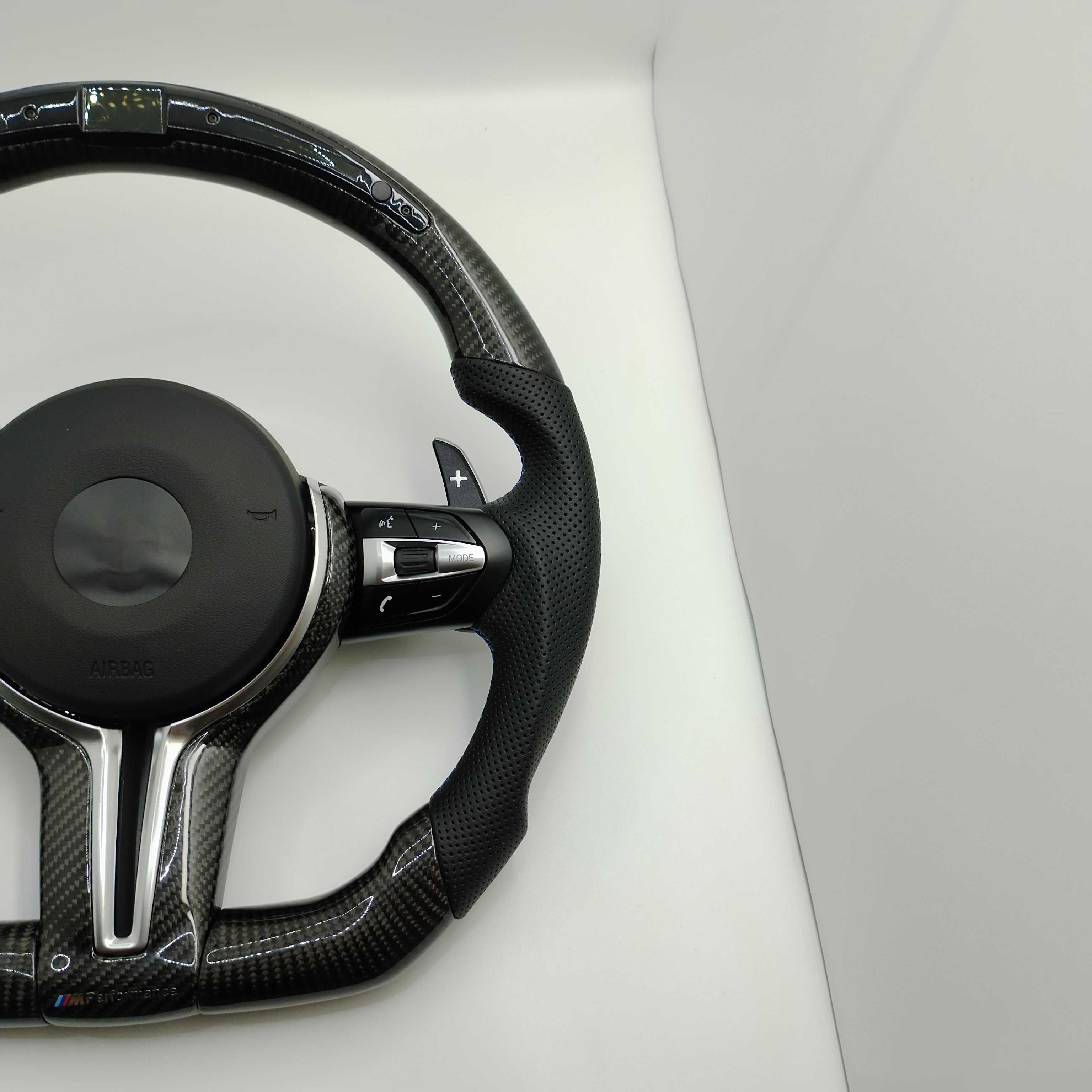 Carbon fiber LED car steering wheel for BMW F series M series X series custom steering wheel