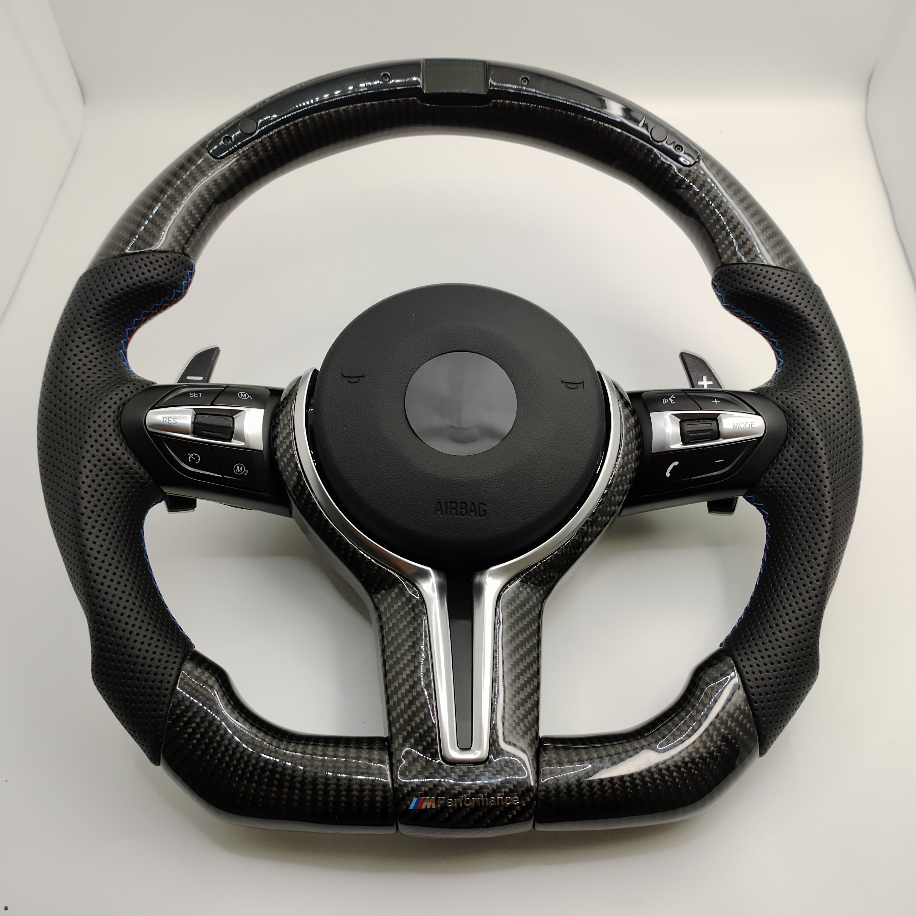 Carbon fiber LED car steering wheel for BMW F series M series X series custom steering wheel