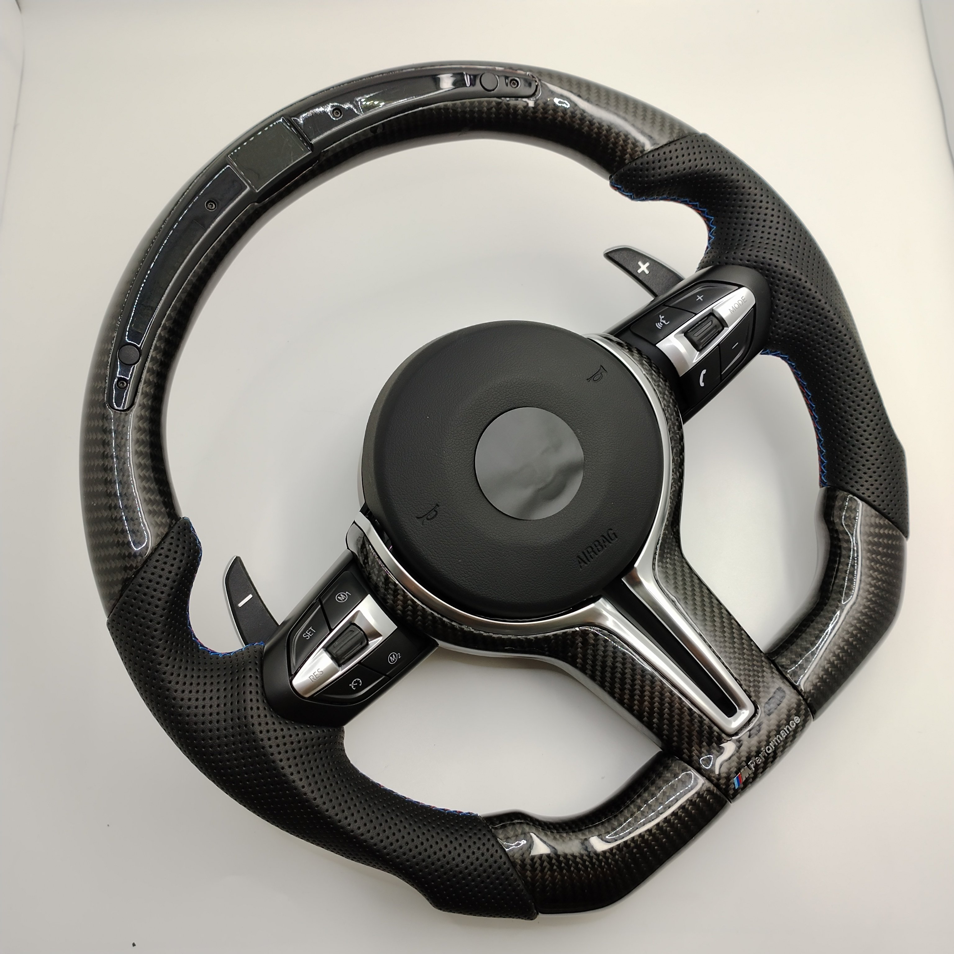 Carbon fiber LED car steering wheel for BMW F series M series X series custom steering wheel