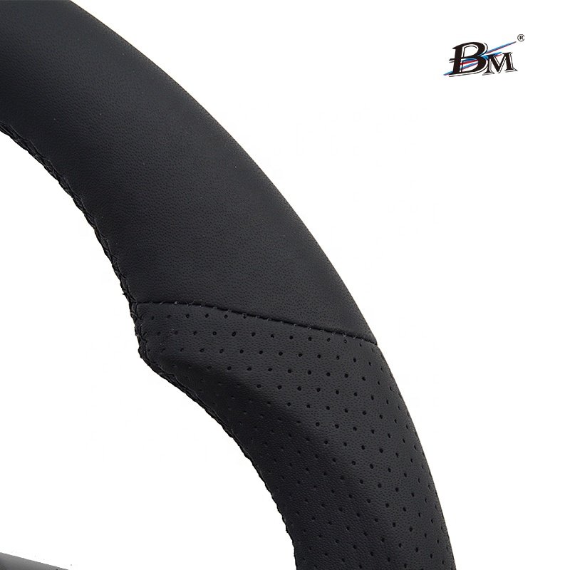 For Toyota FJ Cruiser Custom Perforated Leather With Button Whole Steering Wheel 2007-2023 Cover Interior Accessories For Cars