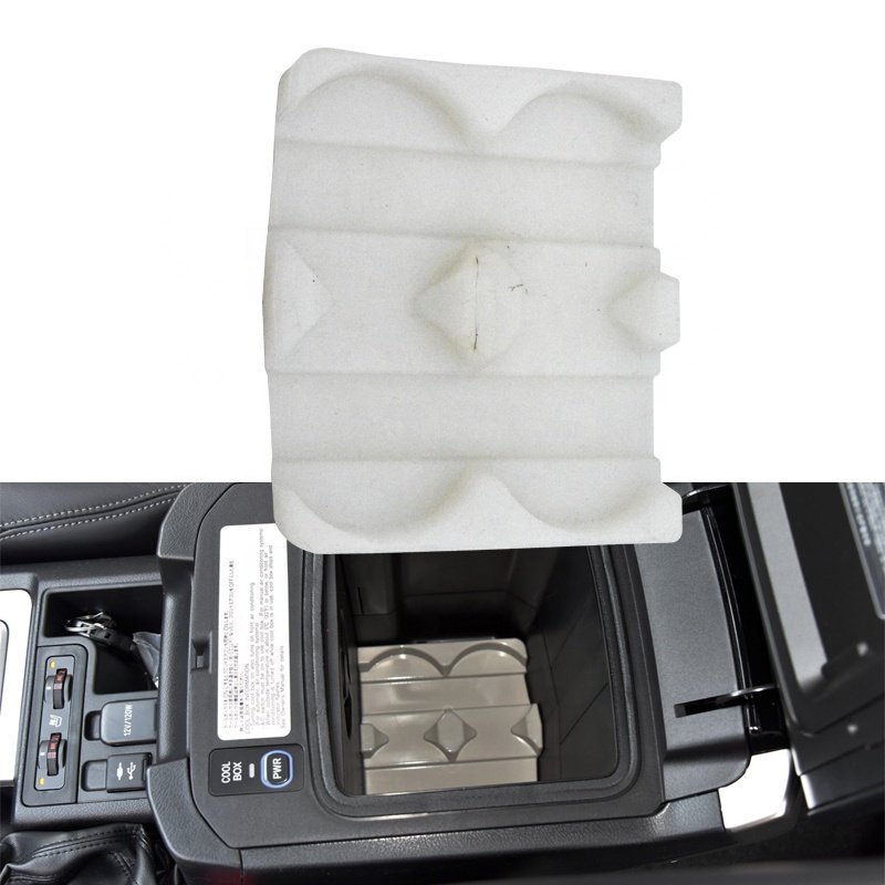 For Toyota Land Cruiser Prado LC120 LC150 Autom Cool Box Refrigerator Cover Armrest Box Refrigerator Pad Drink Holder Cushion
