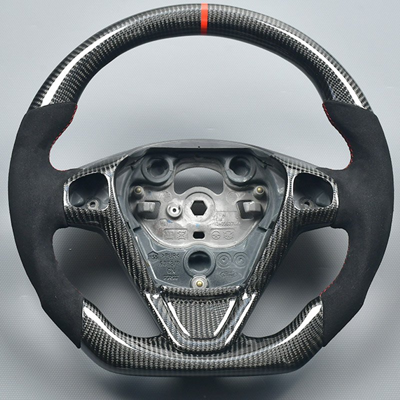 For Ford Forrest Kuga Edge Focus Carnival Mondeo carbon fiber steering wheel Car steering wheel upgrade and modification