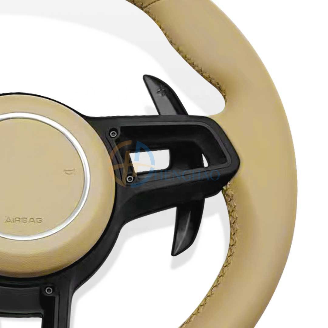 Customized Car Steering Wheel Fit For Porsche Cayenne 718 991 911 Cayman Panamera Macan Upgraded Leather Steering Wheel