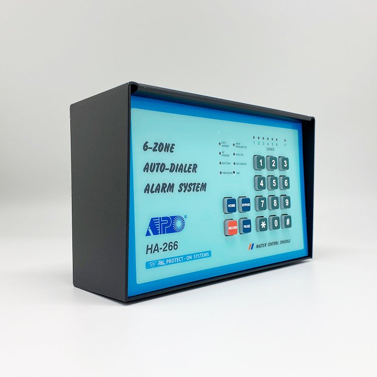 Wired Alarm System Home Security 6-Zone Mini Size Smart Burglar Alarm System with Auto-Dialer