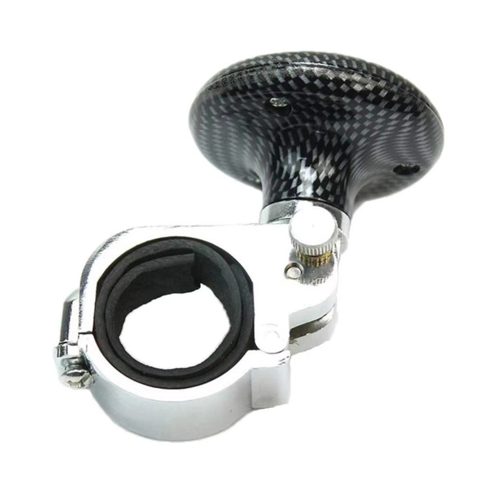 Carbon Fiber Knob Ball Stylish Booster Car Steering Wheel Auxiliary Control Booster