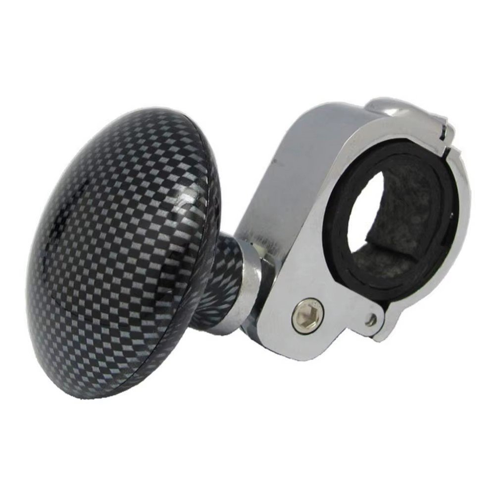 Carbon Fiber Knob Ball Stylish Booster Car Steering Wheel Auxiliary Control Booster