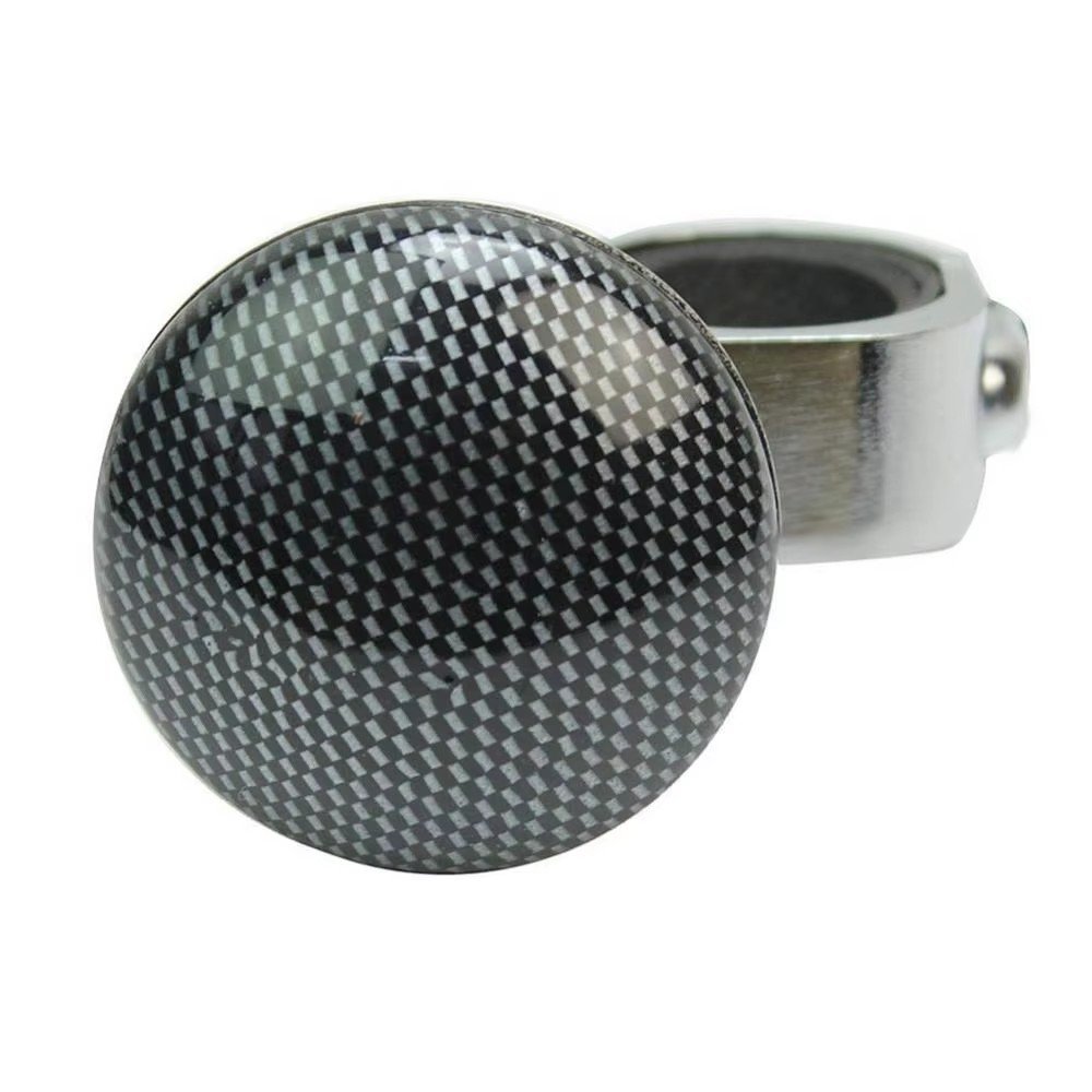 Carbon Fiber Knob Ball Stylish Booster Car Steering Wheel Auxiliary Control Booster