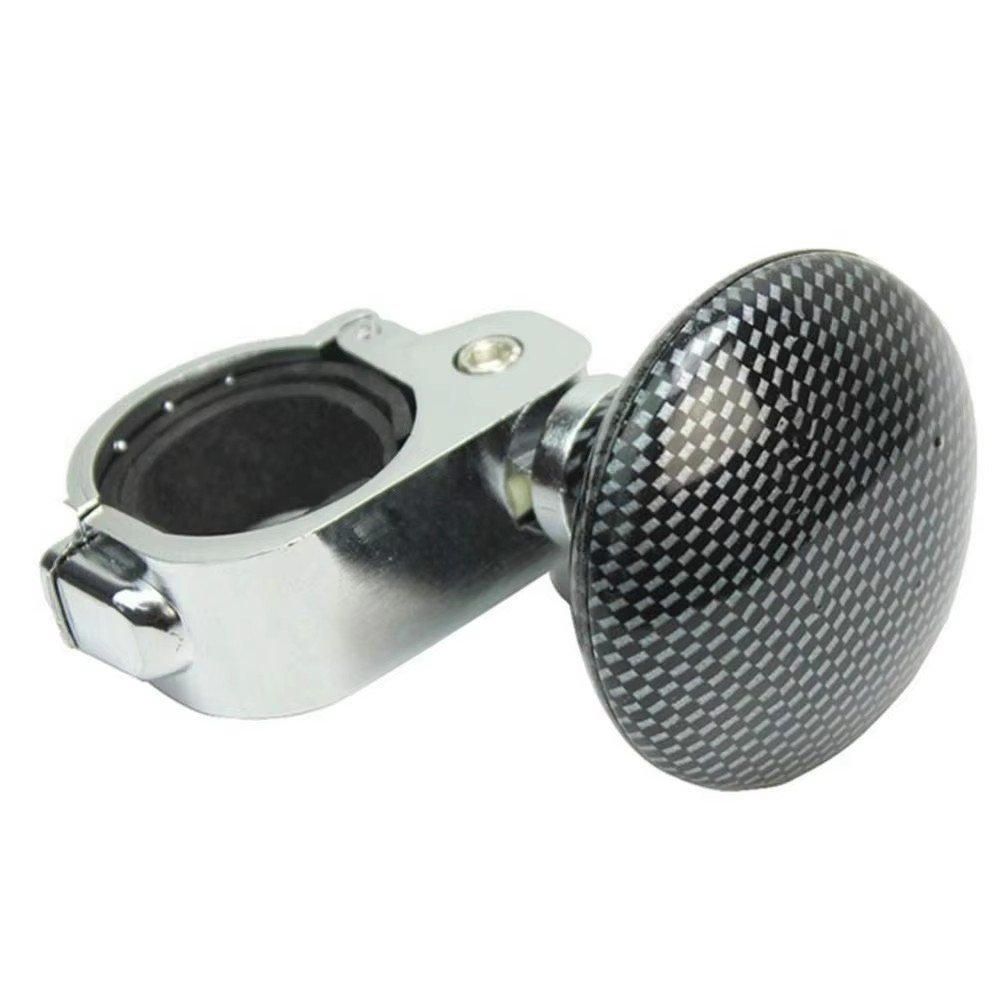 Carbon Fiber Knob Ball Stylish Booster Car Steering Wheel Auxiliary Control Booster