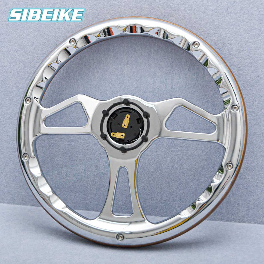 14inch Real Wood Classic Steering Wheel Vintage Retro Car Sports Tuning Wheel