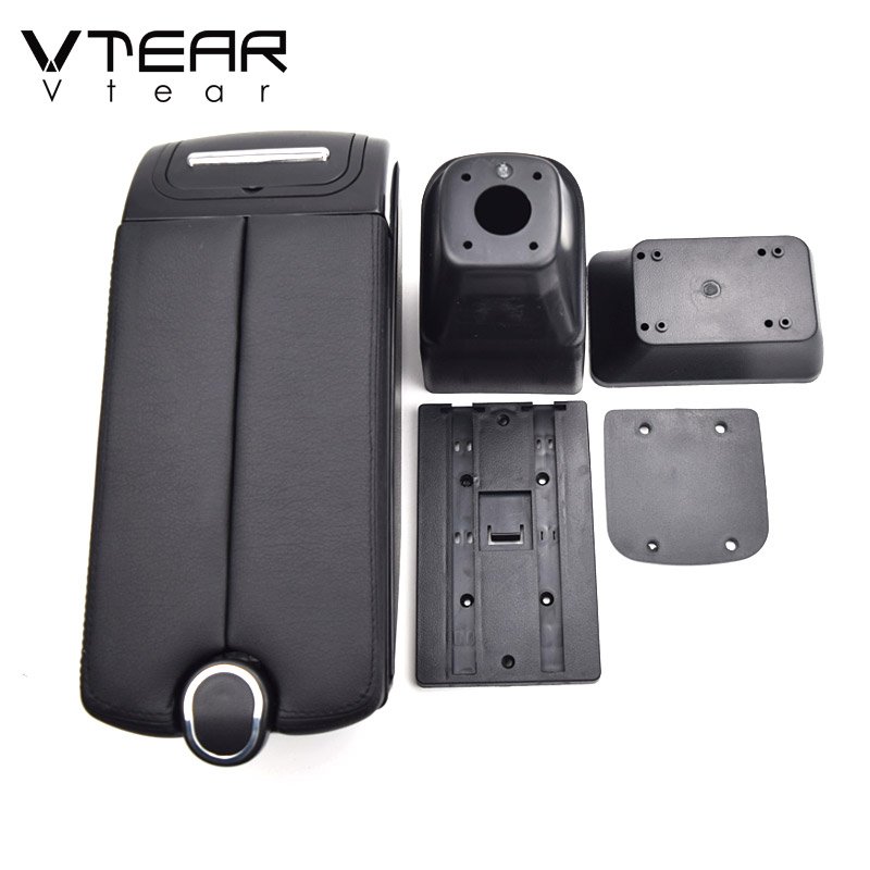 Vtear for PEUGEOT 206 207 Armrest Interior Center Console Storage Box Arm Rest Car-Styling Decoration Accessories Parts 2013