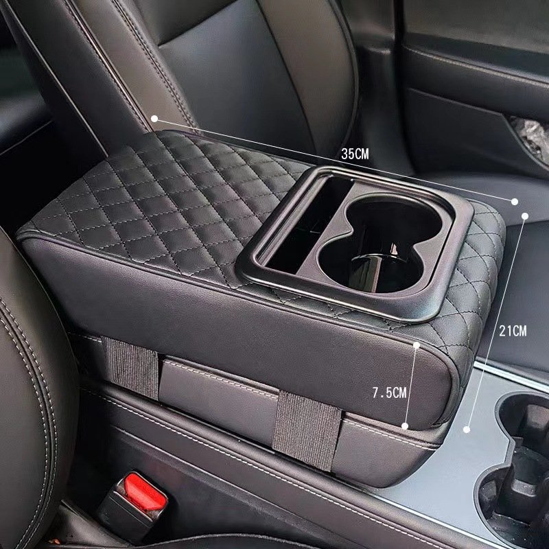 Universal Car Armrest Box Mat Water Cup Holder Interior Accessories