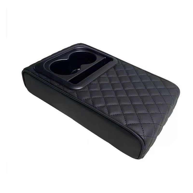Universal Car Armrest Box Mat Water Cup Holder Interior Accessories
